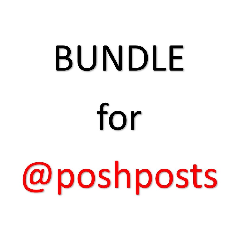 BUNDLE FOR @POSHPOSTS NWT - image 1